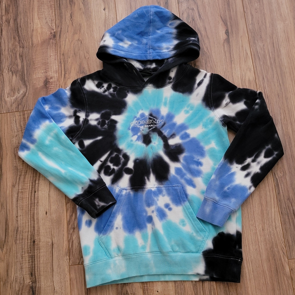 Boys RIPCURL Tie-Dye Hoodie Size 12/M